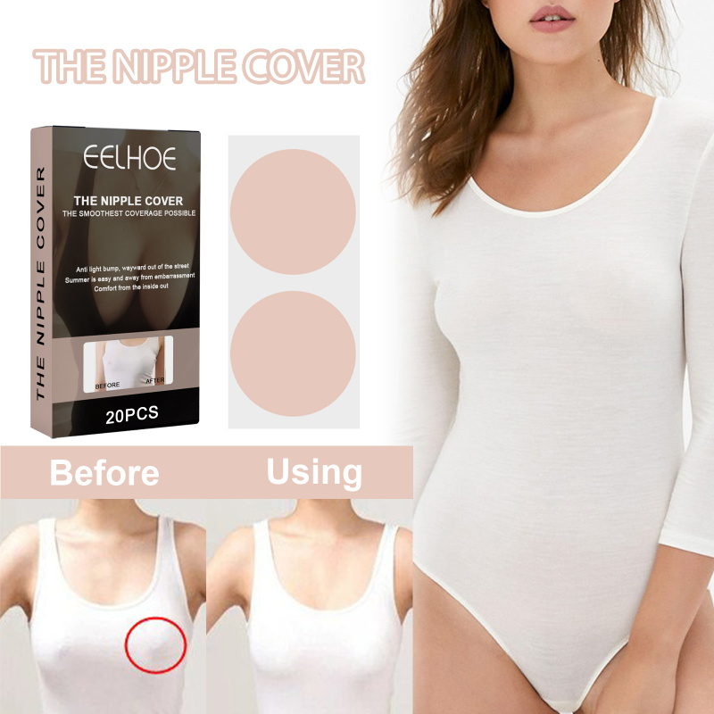 EELHOE Invisible Breast Tape, Anti-Protrusion Areola Invisible Wedding Bra Breathable Tape - Image 2