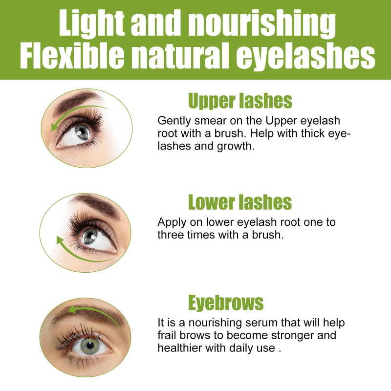 OUHOE Natural Castor Oil Eyelash Growth Serum, Eyelash Black Beauty Volumizing And Restoring Mascara - Image 4