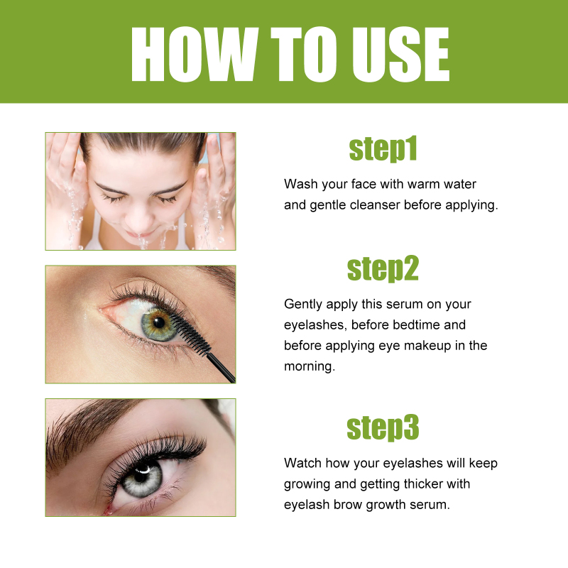 OUHOE Natural Castor Oil Eyelash Growth Serum, Eyelash Black Beauty Volumizing And Restoring Mascara - Image 5