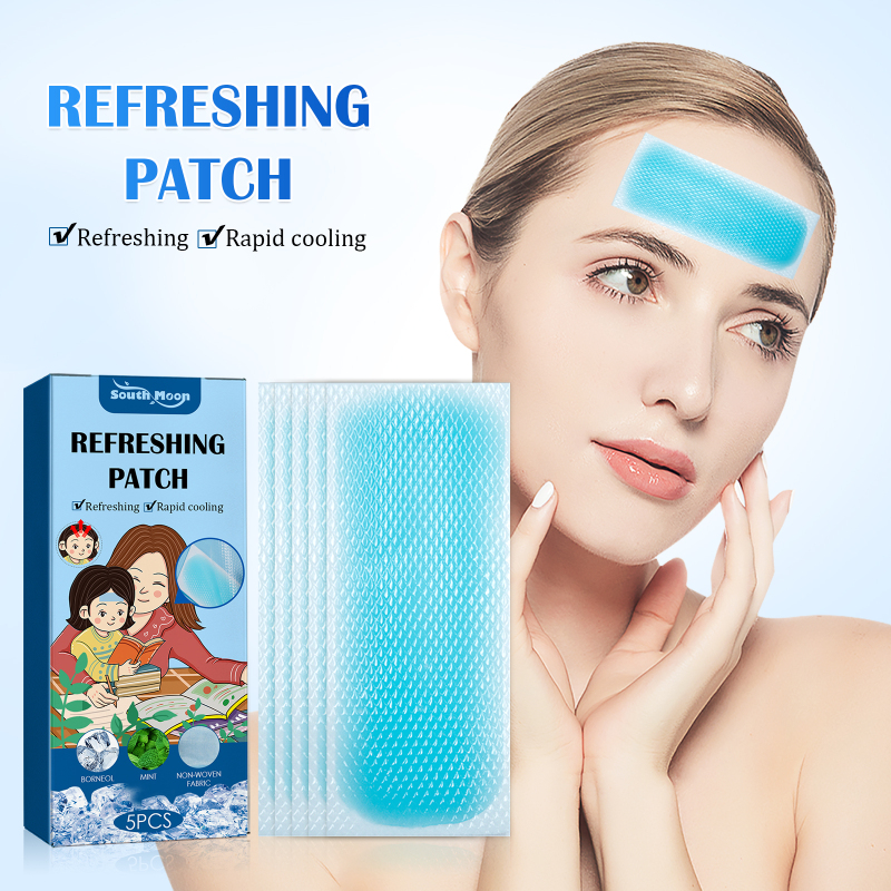 South Moon Cool Down Patch, Cool Up Hydrogel Cartoon Ice Patch Quick Cool Down Compress - Image 2