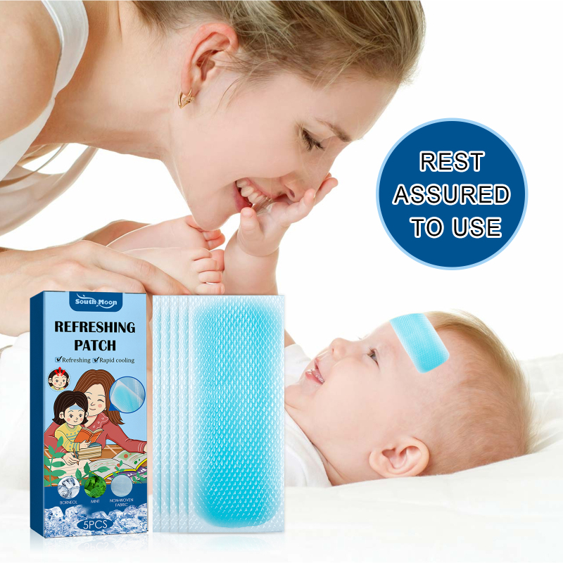 South Moon Cool Down Patch, Cool Up Hydrogel Cartoon Ice Patch Quick Cool Down Compress - Image 4