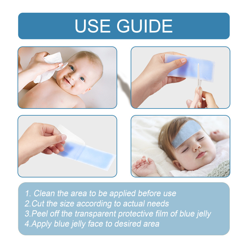 South Moon Cool Down Patch, Cool Up Hydrogel Cartoon Ice Patch Quick Cool Down Compress - Image 5