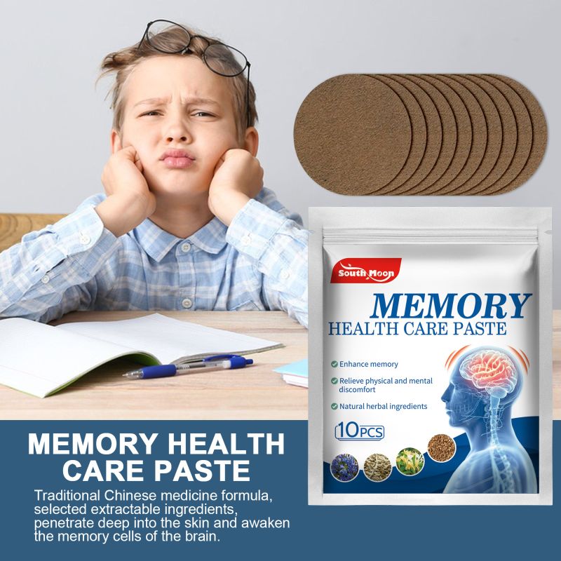 South Moon Memory Care Patch, Ease Memory Poor Sub-Healthy People Forgetfulness Acupoint Care Patch - Image 2