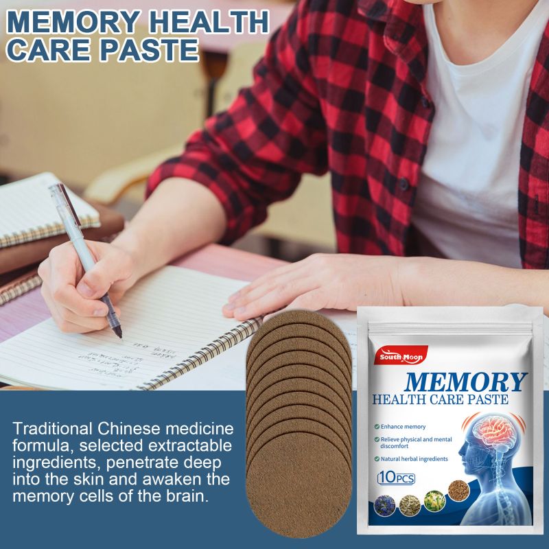 South Moon Memory Care Patch, Ease Memory Poor Sub-Healthy People Forgetfulness Acupoint Care Patch - Image 3
