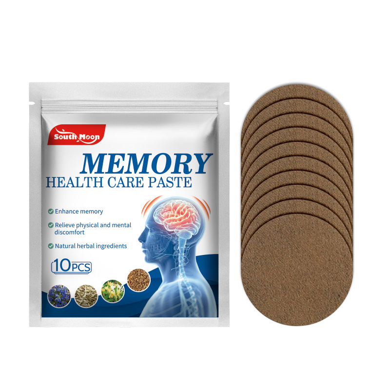 South Moon Memory Care Patch, Ease Memory Poor Sub-Healthy People Forgetfulness Acupoint Care Patch