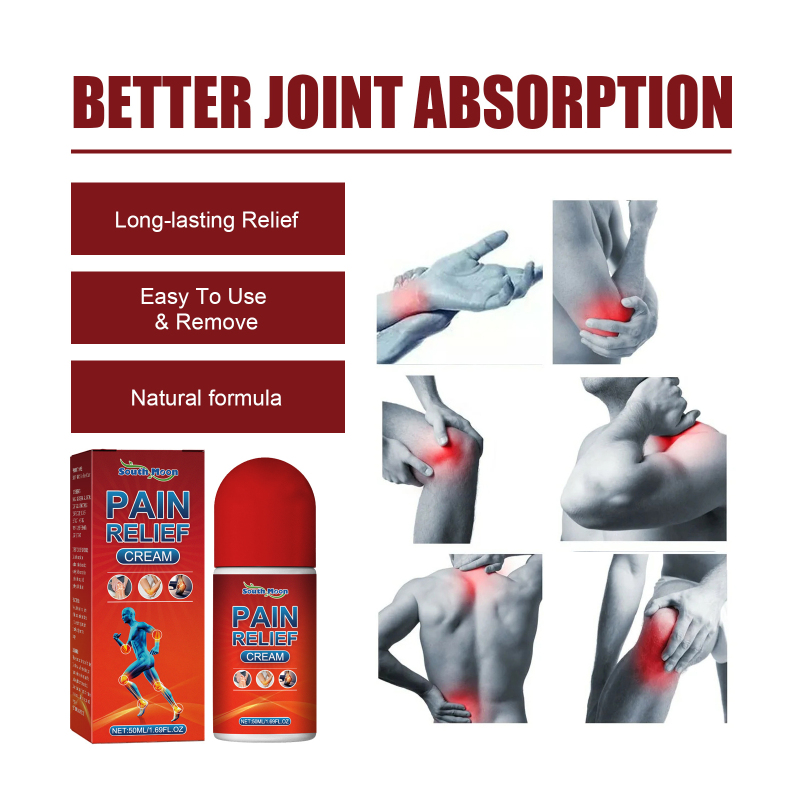 South Moon Pain Relief Cream, Elbow Shoulder Neck Knee Vertebra Waist Leg Joint Pain Relief Rolling Ball - Image 4