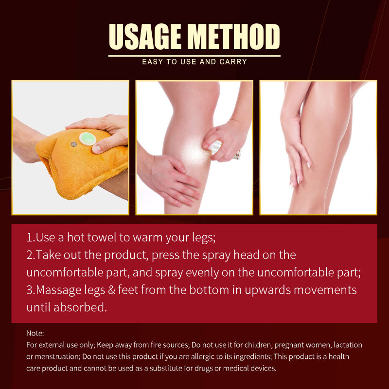 South Moon Vein Repair Agent Varicose Massage Relieves Earthworm Leg Repair Soreness And Swelling Body Care - Image 6