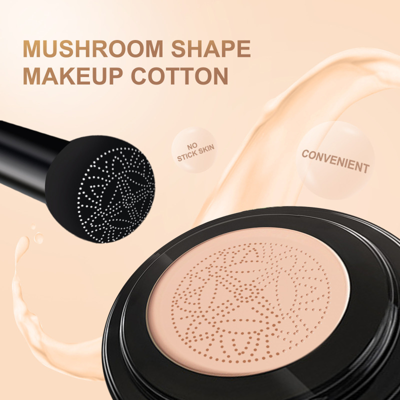 West&Month Mushroom Head Air Cushion, Moisturizing Concealer Natural Contortion Isolation Long Lasting Makeup Cream - Image 2