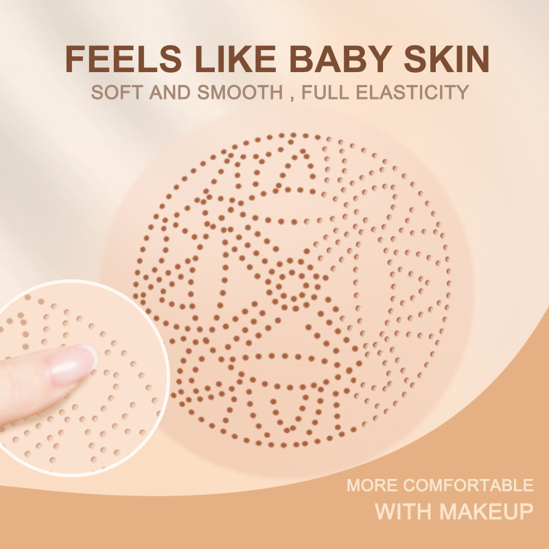 West&Month Mushroom Head Air Cushion, Moisturizing Concealer Natural Contortion Isolation Long Lasting Makeup Cream - Image 4