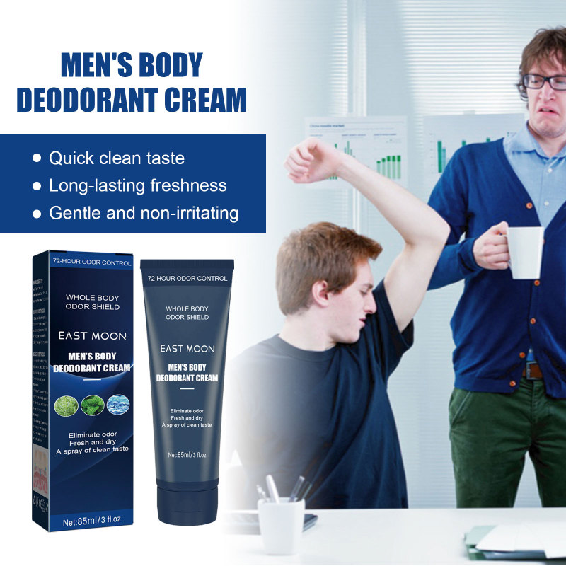 East Moon Men's Body Deodorant Cream, Gentle Body Deodorant Cream For Men's Body Care - Image 4