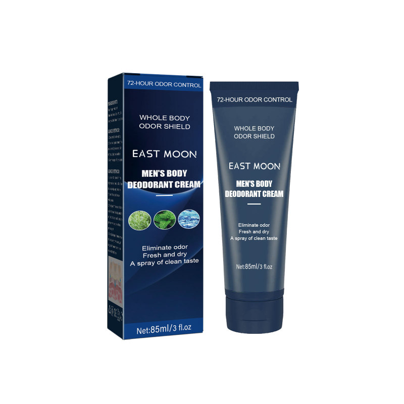 East Moon Men's Body Deodorant Cream, Gentle Body Deodorant Cream For Men's Body Care