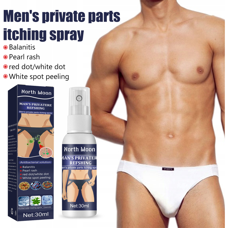 North Moon Men's Treatment Spray Relieves Leg Skin Discomfort And Keeps It Fresh And Gentle - Image 2