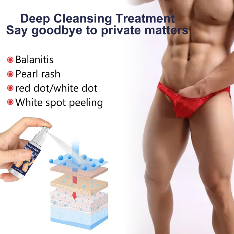 North Moon Men's Treatment Spray Relieves Leg Skin Discomfort And Keeps It Fresh And Gentle - Image 4