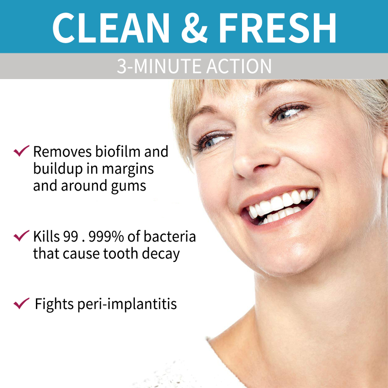 EELHOE Denture Cleaner, Oral Cleaning Care Fresh Breath White Dentures Cleaner - Image 4