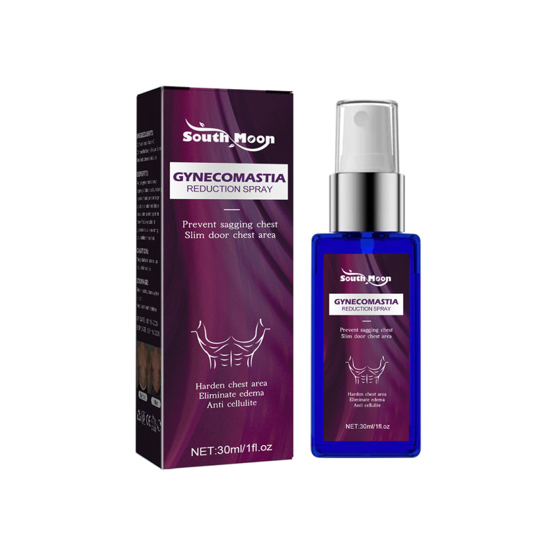 South Moon Men's Chest Care Spray Massage Chest Muscle Shaping Body Care Spray