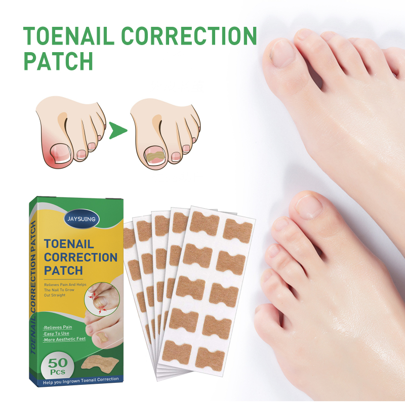 Jaysuing Toenail Furrow Correction, Toenail Insert Nail Repair Correction Pull-up Nail Nail Patch - Image 2