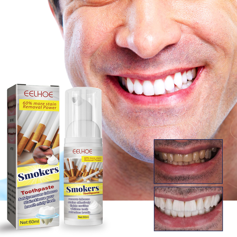 EELHOE Toothpaste, Clean Fresh Breath Remove Stains Whitening Teeth Toothpaste - Image 2