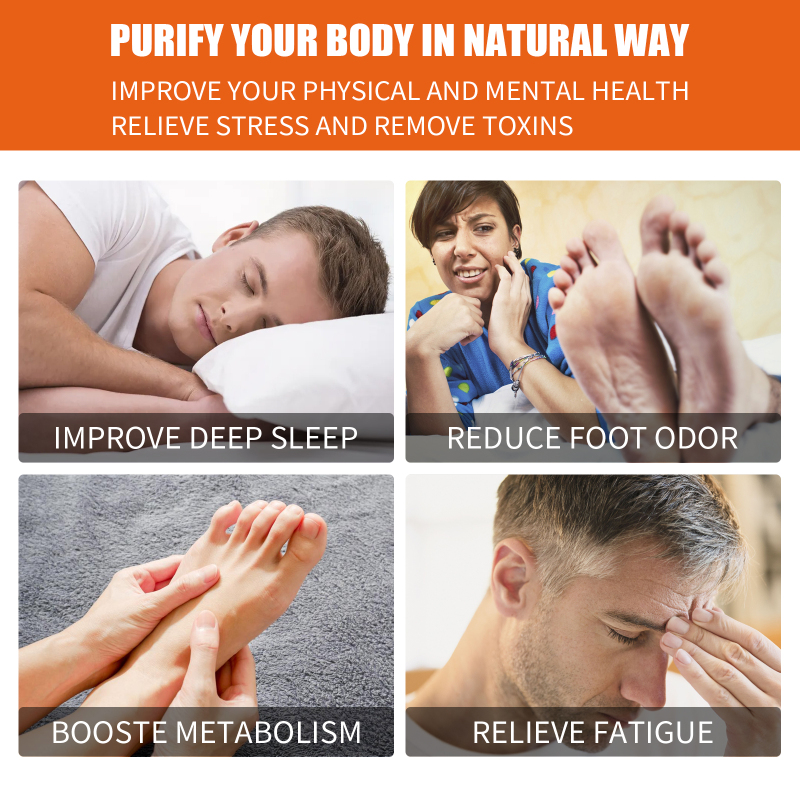 EELHOE Ginger Foot Patch, Improves Sleep Quality And Relieves Stress And Relaxation Foot Care Patch - Image 4
