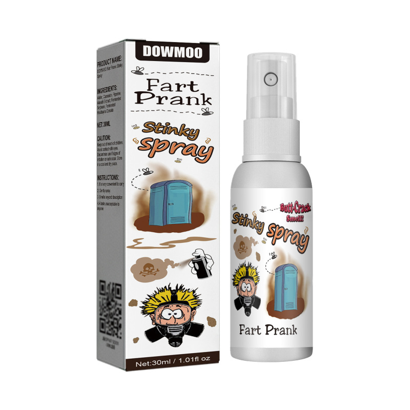 Dowmoo Fart Spray, A Liquid Spray For Funky Long-Lasting Odors Entertainment Spoofing Odor-Relieving Toys