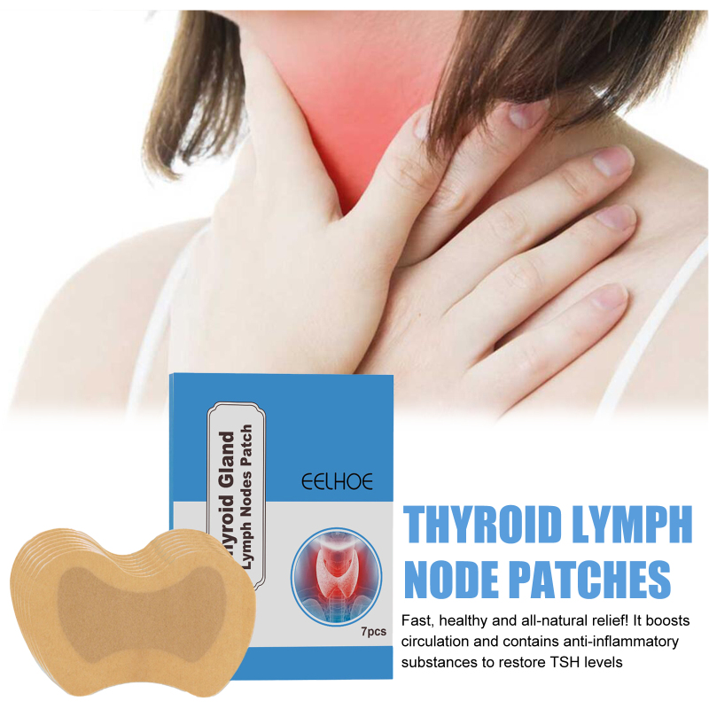 EELHOE Thyroid Lymph Patch Thyroid Health Care Patch Thyroid Neck Swelling Fade Lymph - Image 2