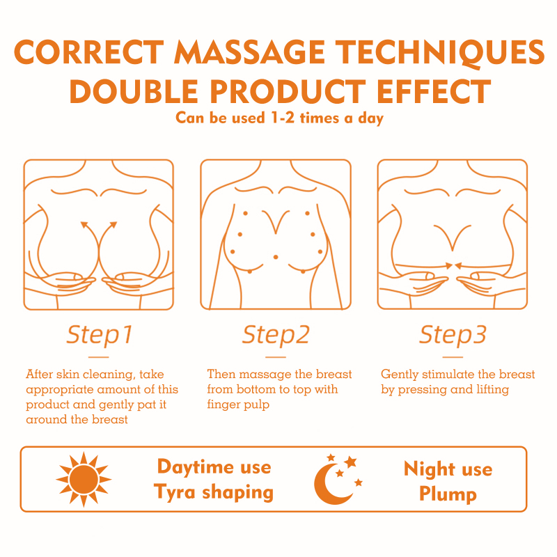 Jaysuing Chest Massage Essential Oil, Firming And Lifting Chest Beauty Massage Treatment Essential Oil - Image 6