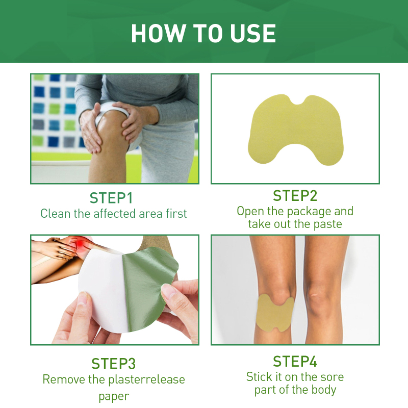 Jaysuing Knee Joint Patch, Lumbar Disc Body Care Relieve Cervical And Shoulder Joint Strain Soreness Patch - Image 6