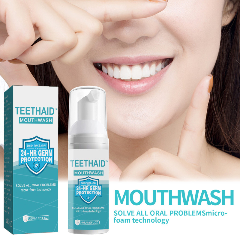 EELHOE Cleanser Mousse Toothpaste Cleanser Brightening Teeth Freshening Breath Brightening Anti-Cavities Removing Stains Mouth Cleanser - Image 2