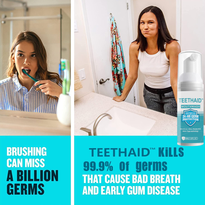 EELHOE Cleanser Mousse Toothpaste Cleanser Brightening Teeth Freshening Breath Brightening Anti-Cavities Removing Stains Mouth Cleanser - Image 4