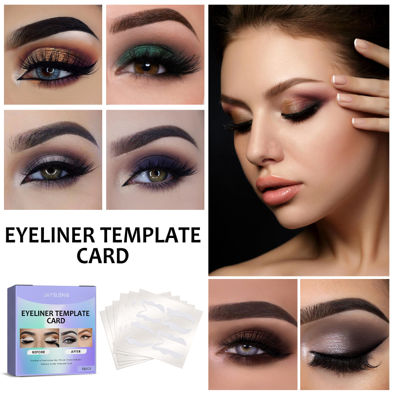 Jaysuing Beginner Eyeliner Assist Template, Lazy Beginner Beauty Tool Quick Makeup Eye Makeup Artefact - Image 4