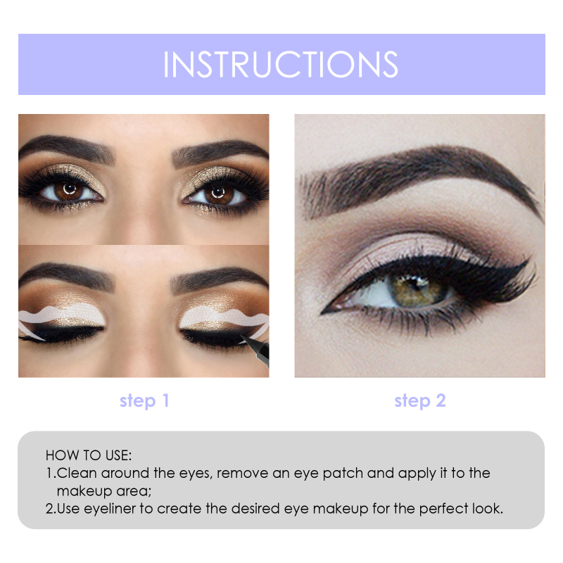 Jaysuing Beginner Eyeliner Assist Template, Lazy Beginner Beauty Tool Quick Makeup Eye Makeup Artefact - Image 5
