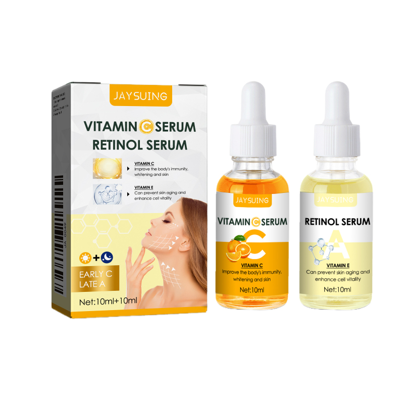 Jaysuing Morning And Evening Essence Combo - Gentle Moisturizing And Hydrating For Smooth And Lustrous Facial Skin Care Essence