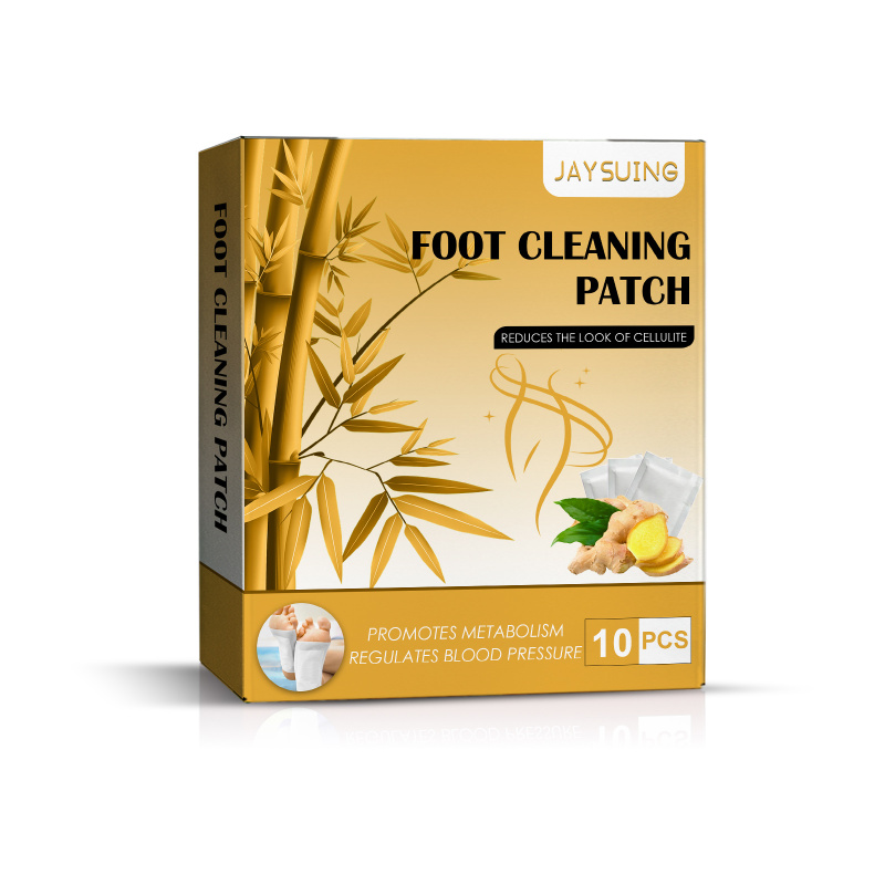 Jaysuing Ginger Body Shaping Foot Patch, Body Dehumidification Firming Slimming Massage Patch