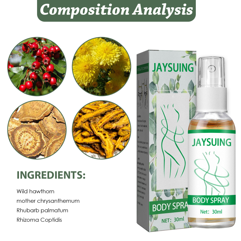 Jaysuing Slimming Spray, Slim Body Shaping Firm Skin Herbal Essential Oil Moisturizing Spray - Image 5