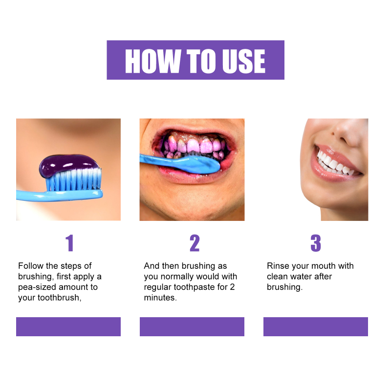 EELHOE Teeth Whitening Toothpaste, Removing Teeth Stains And Odors Oral Care Brightening And Whitening Teeth Toothpaste - Image 6