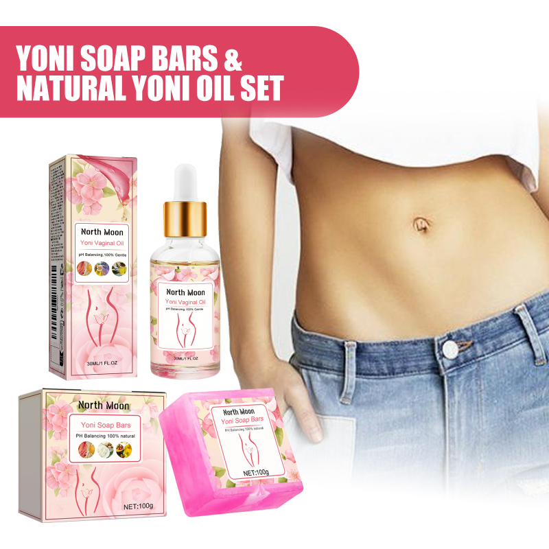 North Moon Women's Cleansing Treatment Essence, Body Skin Cleansing Mild Bath Soap Treatment Essence - Image 2