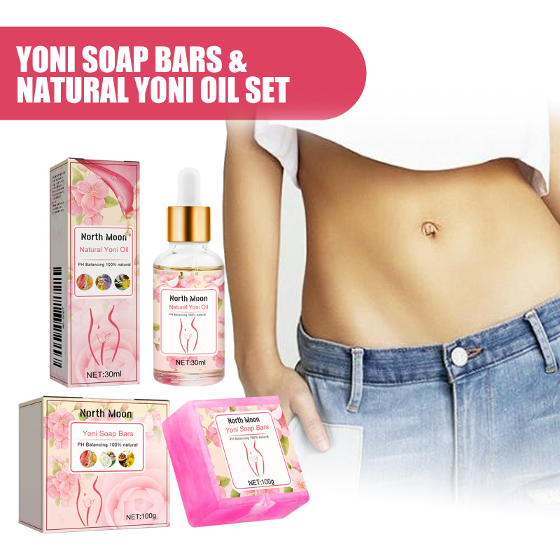 North Moon Women's Cleansing Treatment Essence, Body Skin Cleansing Mild Bath Soap Treatment Essence - Image 2