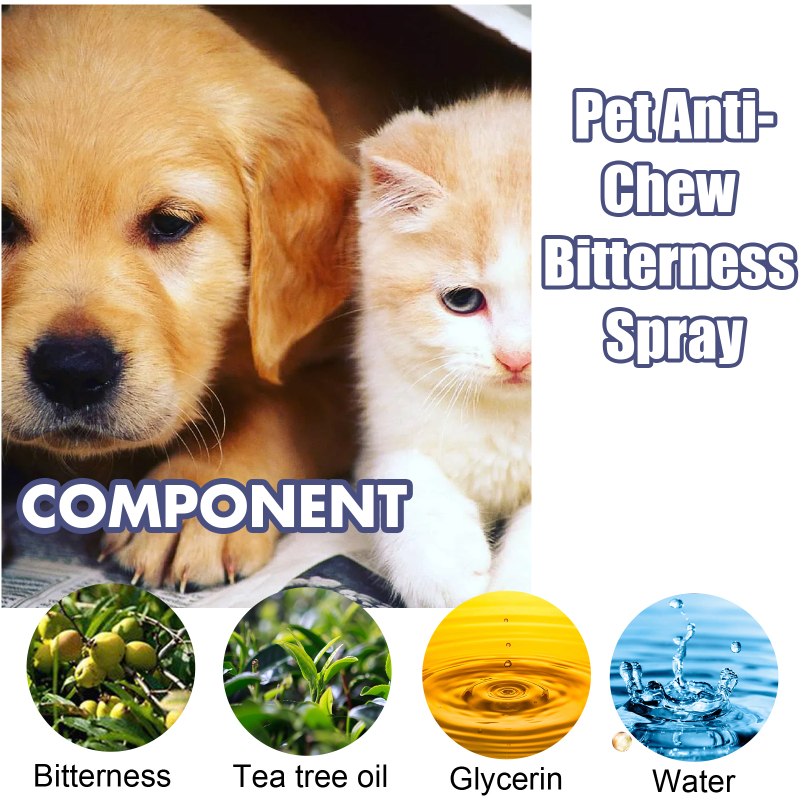 Yegbong Pet Bitter Anti-Biting Spray, Prevent Dogs Chewing Table And Chair Legs, Scratching Sofa Spray - Image 5