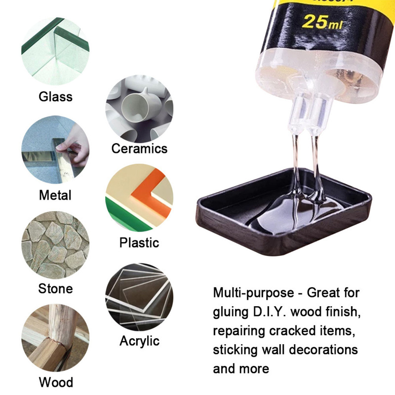 Jue-Fish Casting Adhesive, Epoxy Resin AB Adhesive Waterproof And High Temperature Resistant Multi-functional Metal Crack Repair Adhesive - Image 4