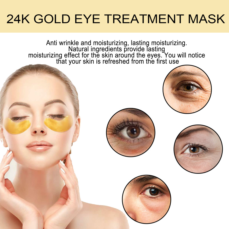 EELHOE Eye Mask Gently Hydrates And Moisturizes Skin Around Eyes Soft Lifting Patch - Image 3
