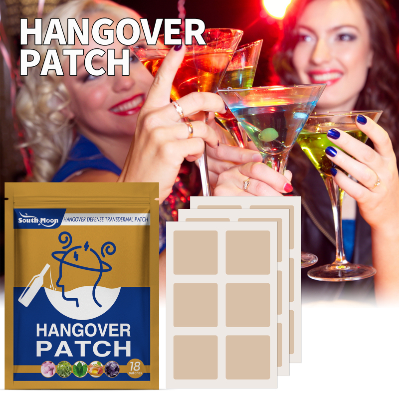 South Moon Hangover Patch, Hangover Cure Party Hangover Patch - Image 2