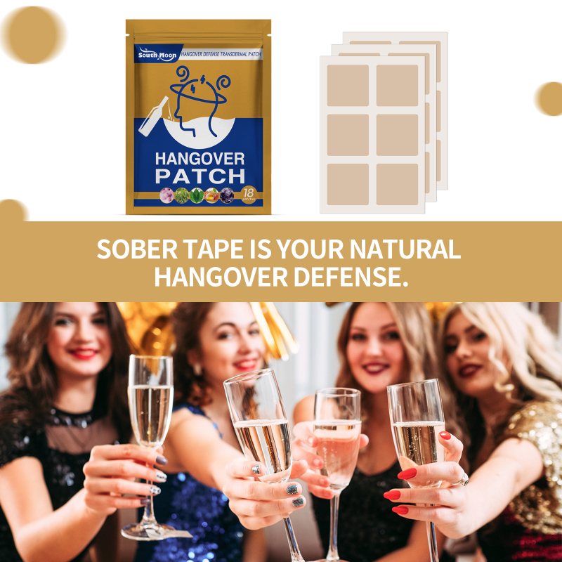 South Moon Hangover Patch, Hangover Cure Party Hangover Patch - Image 3