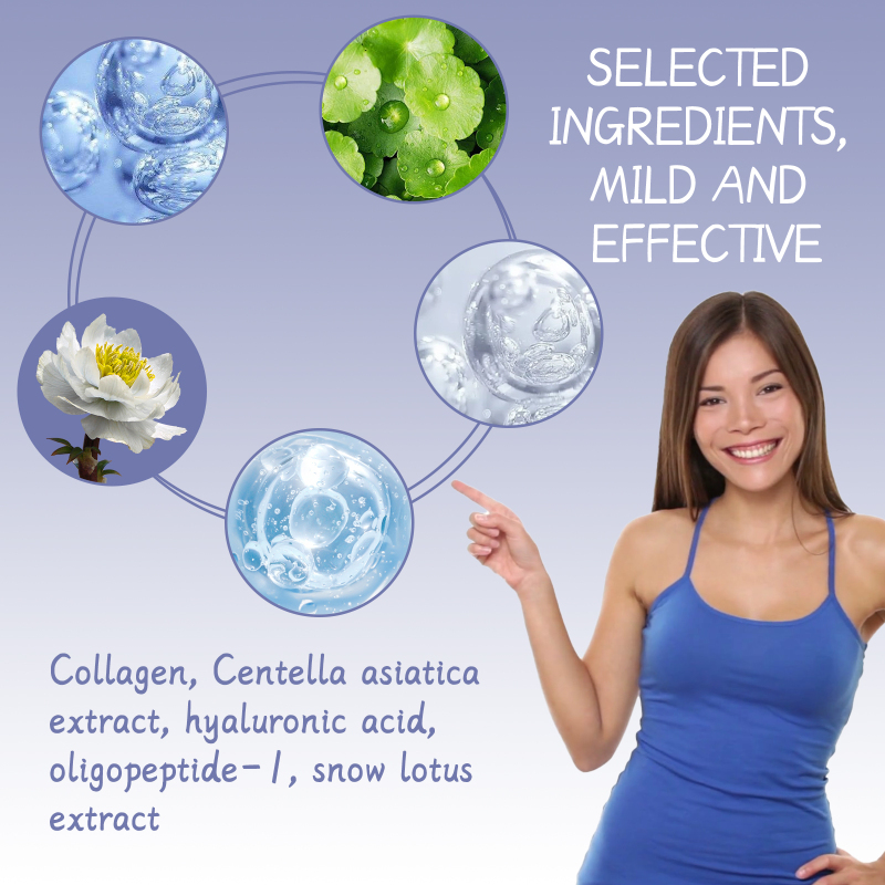 EELHOE Face Essence, Collagen Moisturizing Skin Care Refreshing Whitening Anti-Sun Tender Essence - Image 5