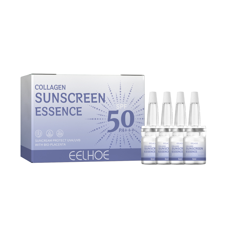 EELHOE Face Essence, Collagen Moisturizing Skin Care Refreshing Whitening Anti-Sun Tender Essence