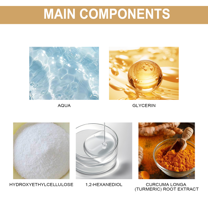 EELHOE Turmeric Correction Essence Facial Care Hydrating Moisturizing Gentle Moisturizing Skin Care Essence - Image 5