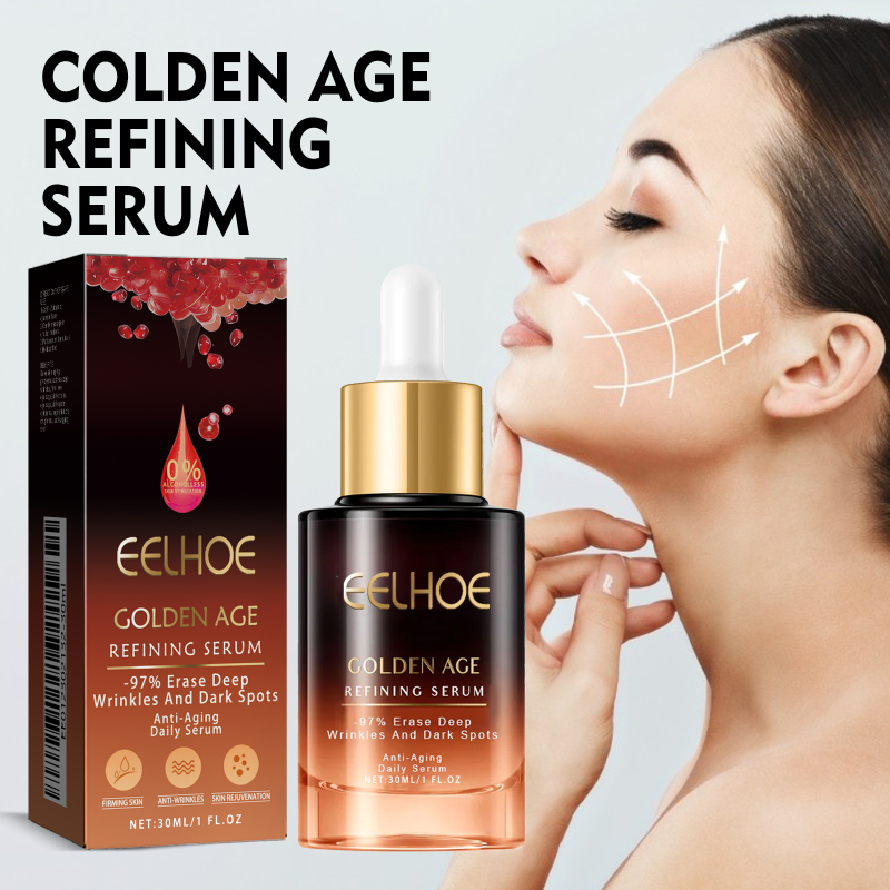 EELHOE Golden Age Essence, Lightening Fine Lines, Firming Skin, Hydrating And Moisturizing Face Essence - Image 2