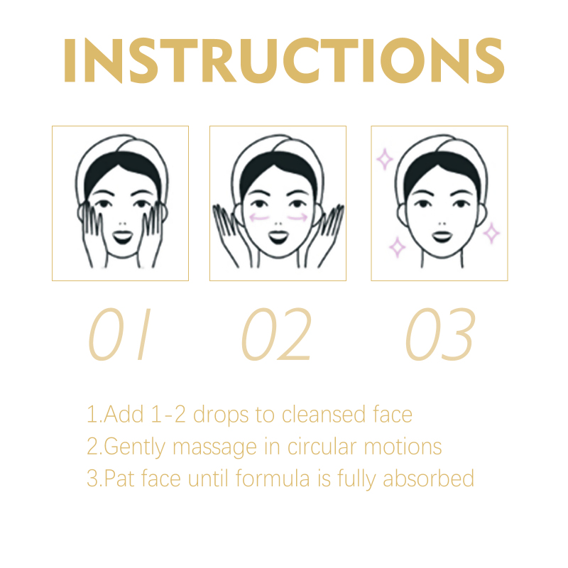 EELHOE Golden Age Essence, Lightening Fine Lines, Firming Skin, Hydrating And Moisturizing Face Essence - Image 6