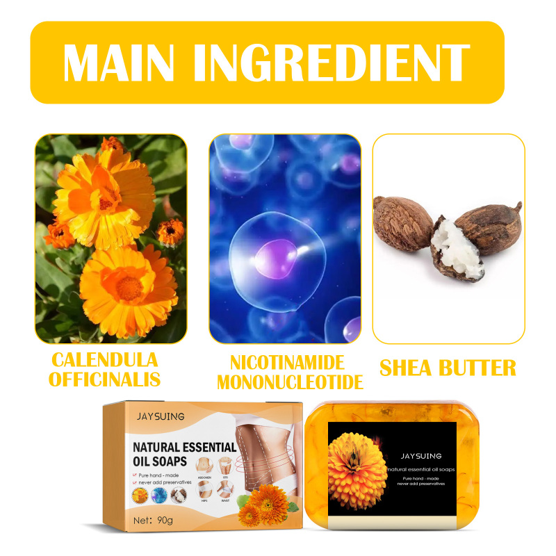 Jaysuing Body Shaping Soap Body Cleansing Firming Skin Belly Bye Meat Refreshing Body Soap - Image 5
