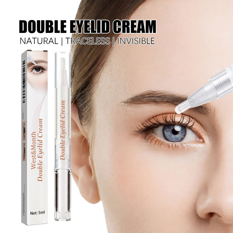 West&Month Double Eyelid Styling Cream, Long Lasting Waterproof Beauty Cream Quick Dry Natural Invisible Cream For Big Eyes - Image 2