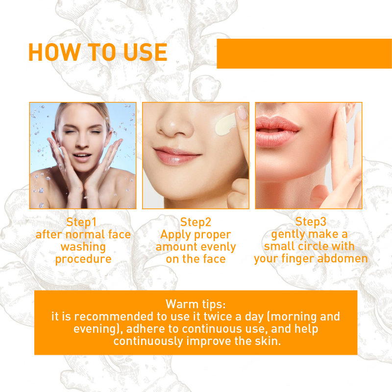 OUHOE Turmeric Face Cream, Reduces Fine Lines And Spots Moisturizes Anti Wrinkles Face Cream - Image 6