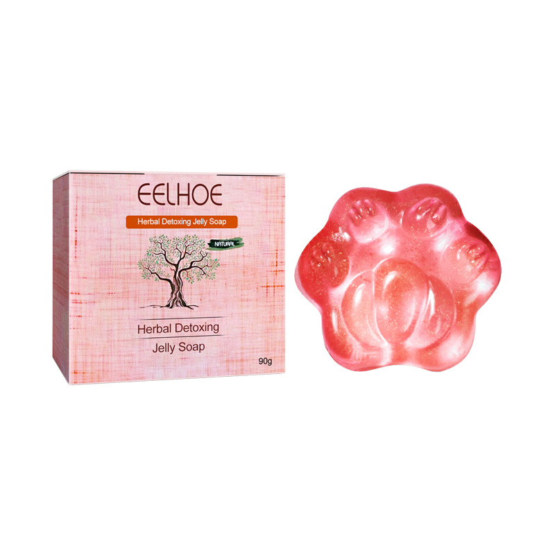 EELHOE Herbal Slimming Jelly Soap, Herbal Essence Deep Cleansing, Moisturizing, Firming And Slimming Soap For Skin